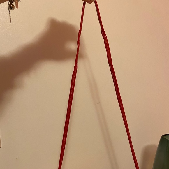 VINTAGE: red crossbody bag, Calego (brand), made in Canada, good condition - Picture 7 of 7